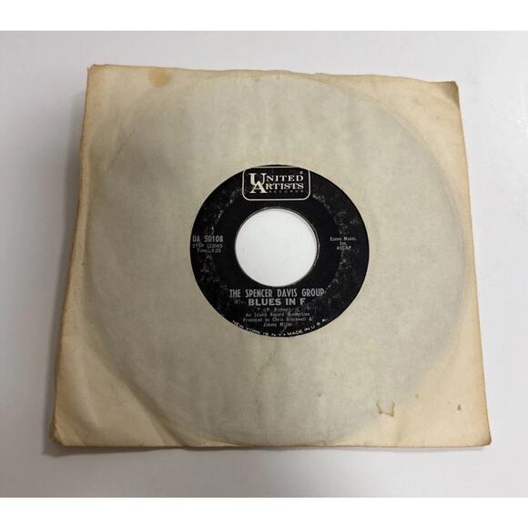The Spencer Davis Group Gimme Some Lovin Vinyl Record 7" United Artist UA 50108 - Picture 1 of 3